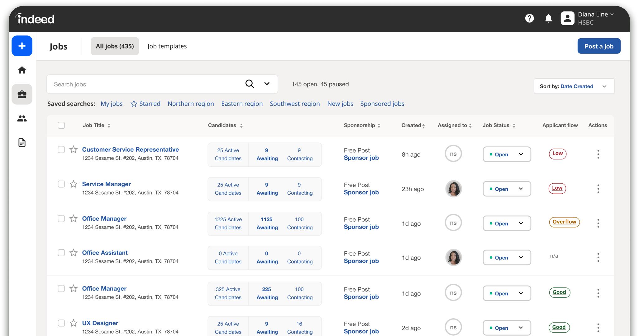 Indeed employer dashboard